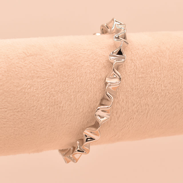 Pulsera Ondas de Plata