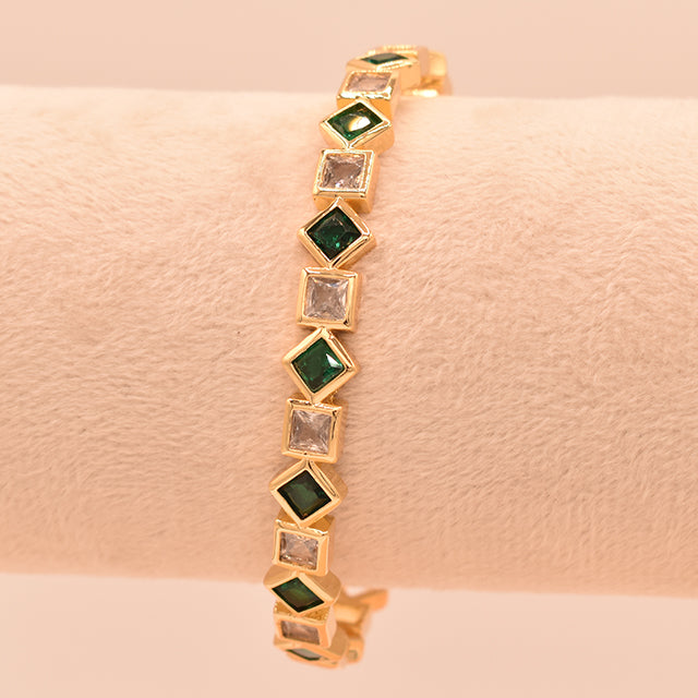 Pulsera Elegancia Esmeralda