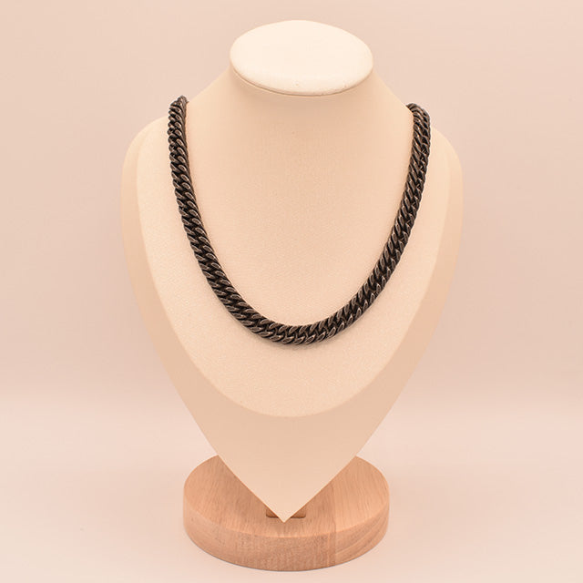 Collar Cadena Eslabones Oscuros