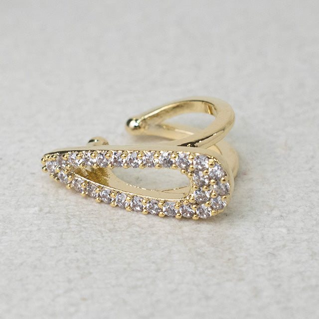 Earcuff Lágrima Brillante