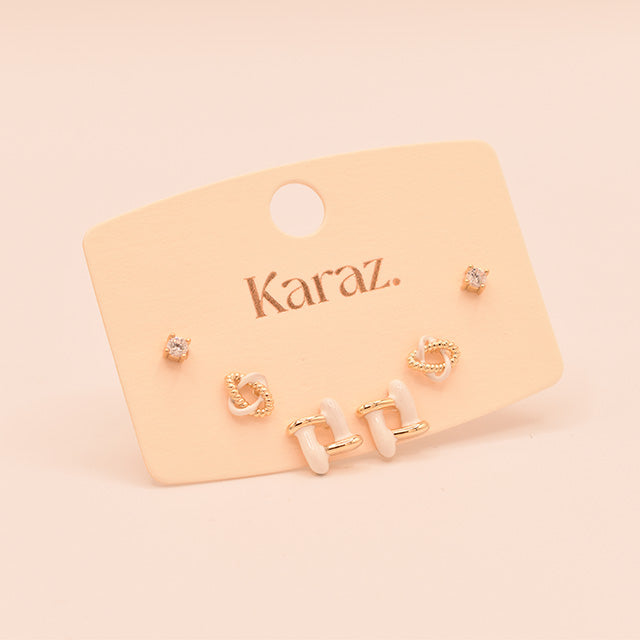 Set de Pendientes Topo: Elegancia Versátil