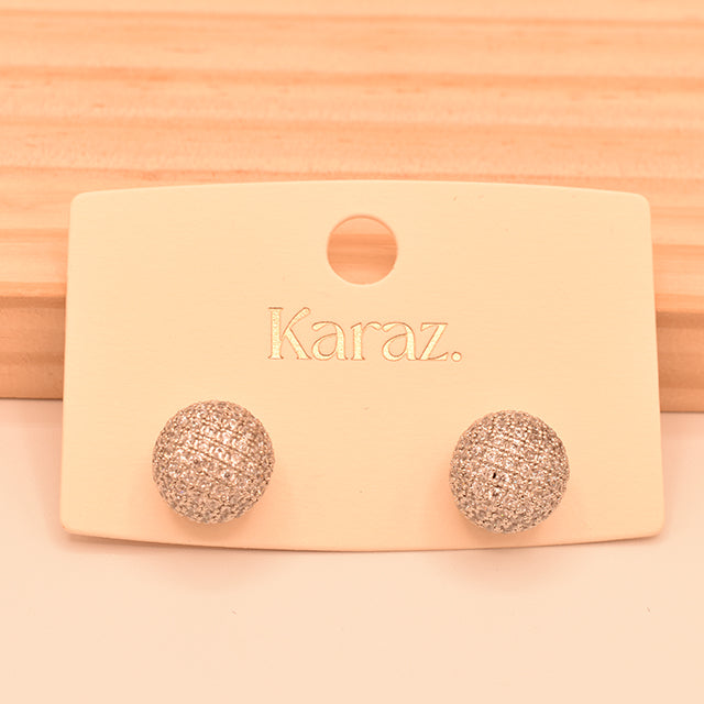 Aretes Esfera Brillante | Elegancia Sutil