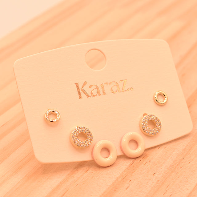 Set de Pendientes Topo Variados