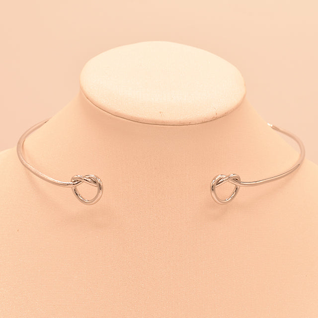 Choker Nudo Infinito Plata