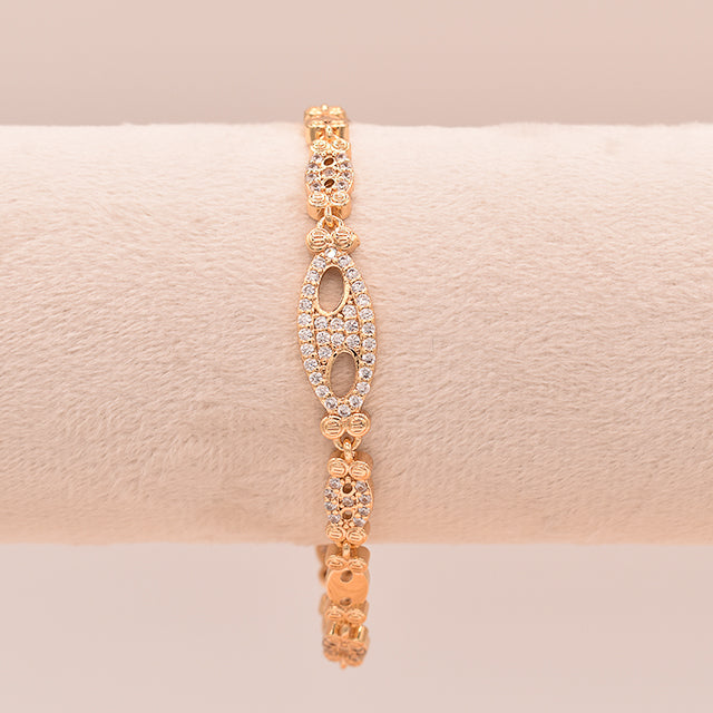 Pulsera Elegante de Eslabones Brillantes