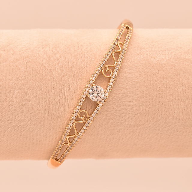 Pulsera Elegancia Dorada con Cristales
