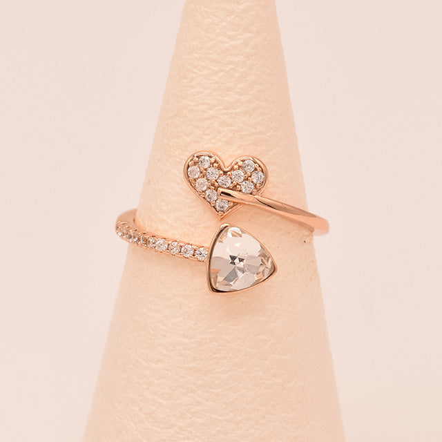 Anillo Amor Flechado Brillante
