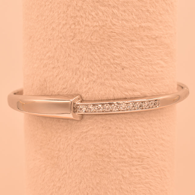 Pulsera Rígida con Brillantes