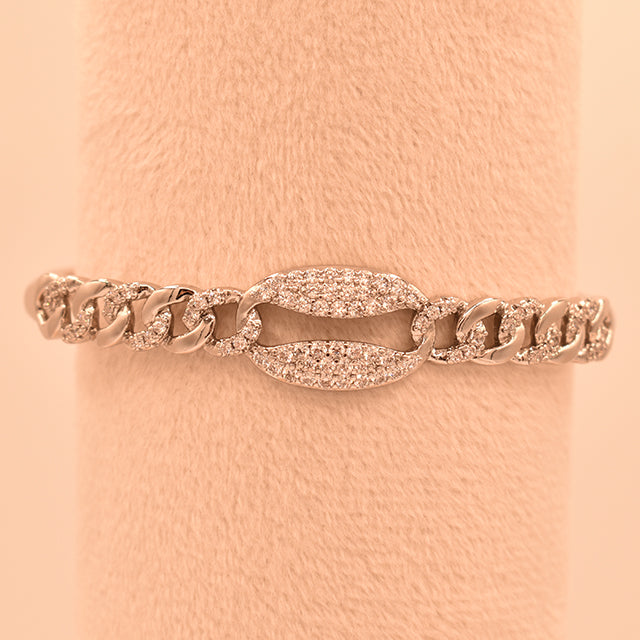 Pulsera Eslabones Brillantes