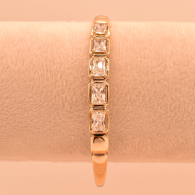 Pulsera Eternity con Circonitas Rectangulares
