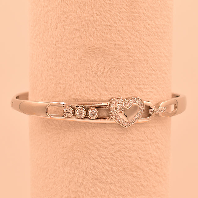 Pulsera Corazón Brillante
