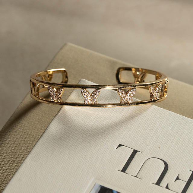 Pulsera Mariposas Brillantes