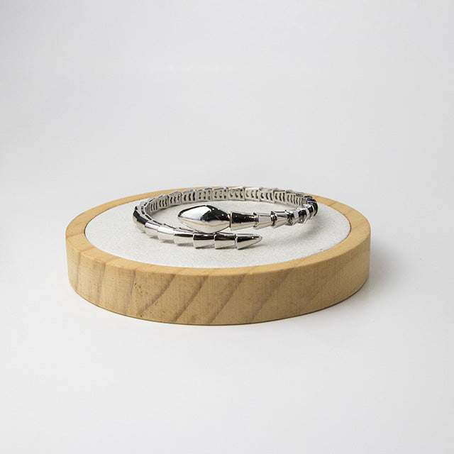 Pulsera Serpiente Articulada Plata