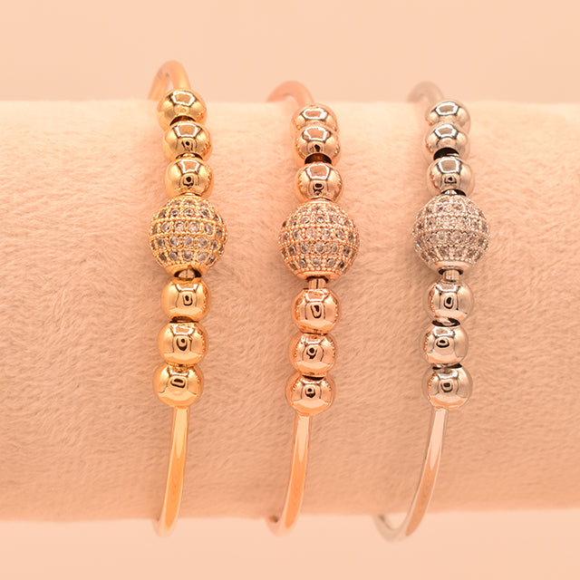 Pulsera Brillo Esferas | Elegancia Versátil