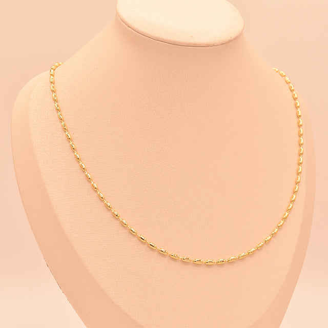 CADENA SEMILLAS DORADO
