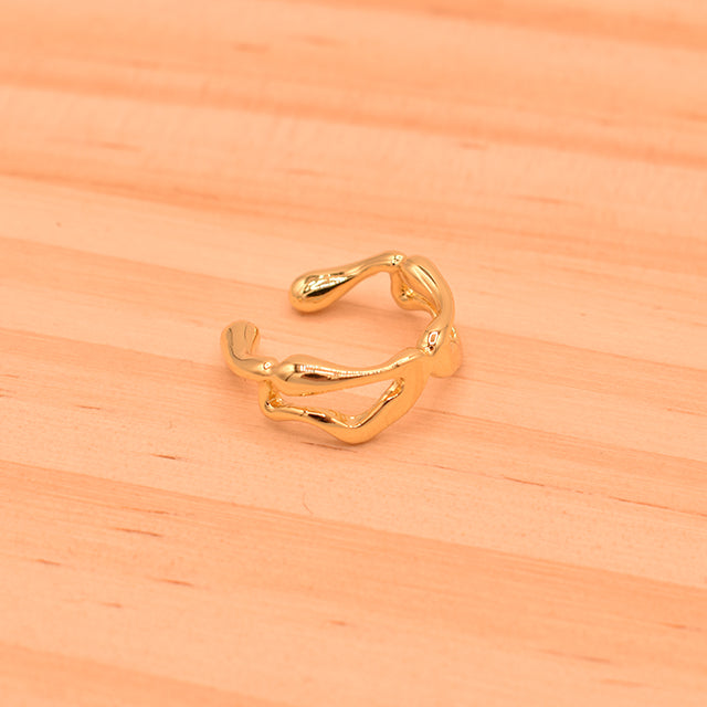 Earcuff Fluido Dorado