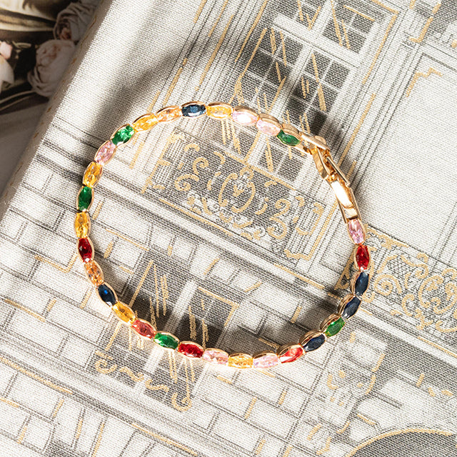 Pulsera Tenis Colores Vibrantes