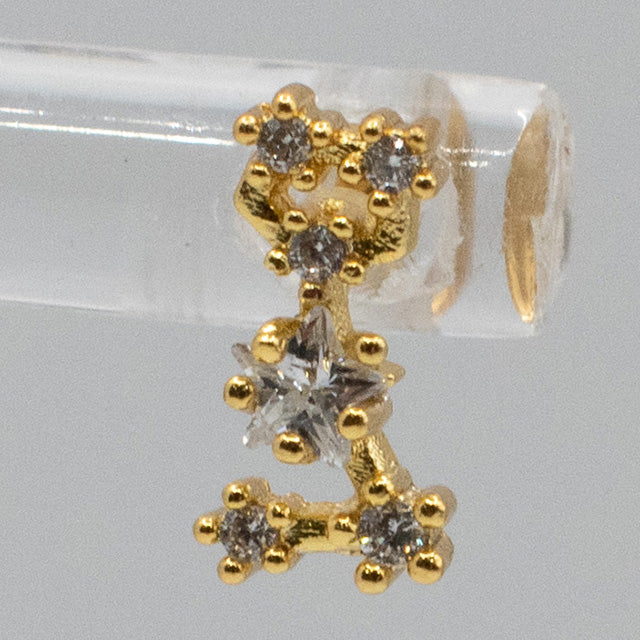 Piercing Constelación Estelar Oro