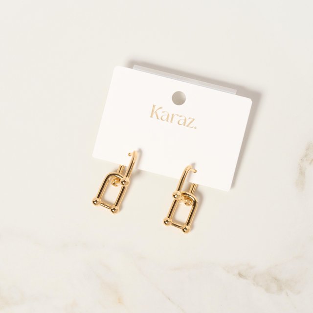 Aretes TIF Lisos Dorados