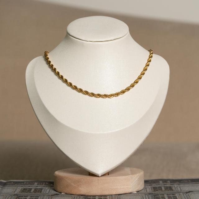 Collar Trenzado Dorado