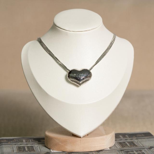Collar Corazón de Plata Pura
