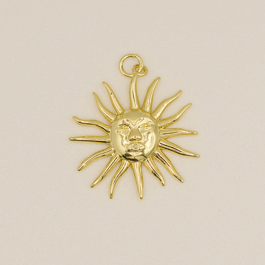 Dije Cara Sol Dorado