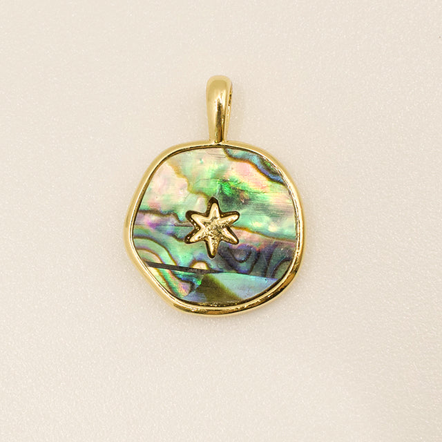 Dije Estrella Nácar Iridescente