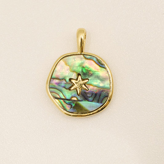Dije Estrella Nácar Iridescente