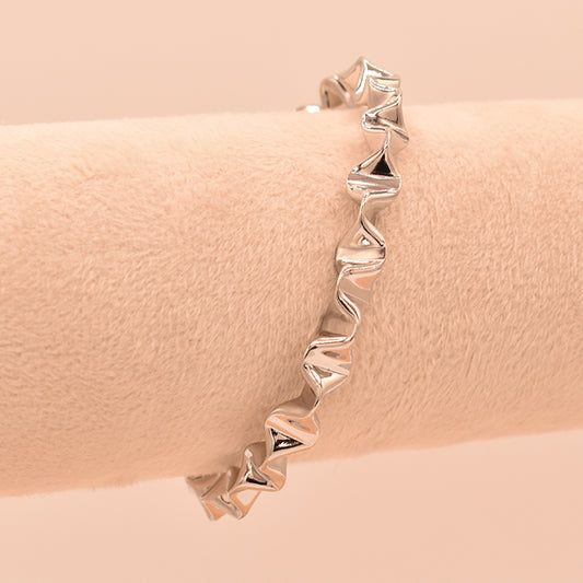 Pulsera Ondas de Plata