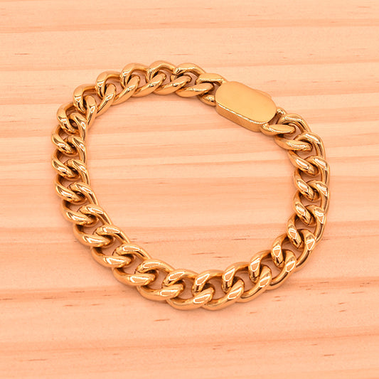 Pulsera de Eslabones Dorados Clásica