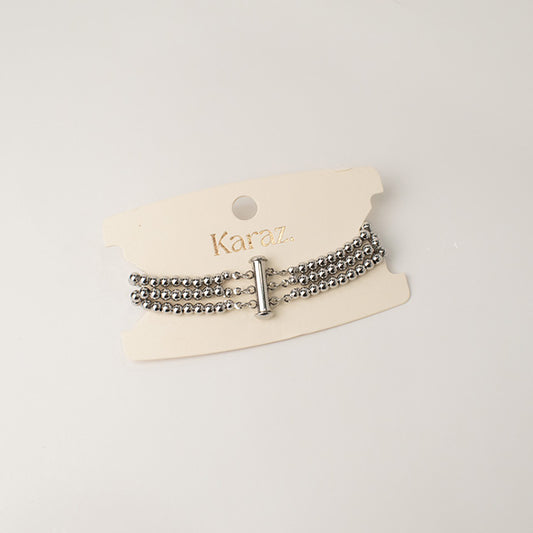 Pulsera de Balines Plateados