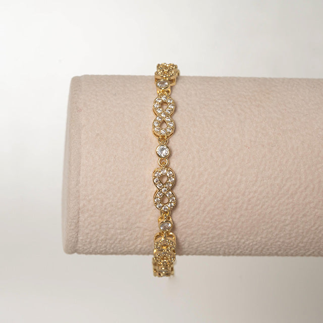 Pulsera Infinito Brillante