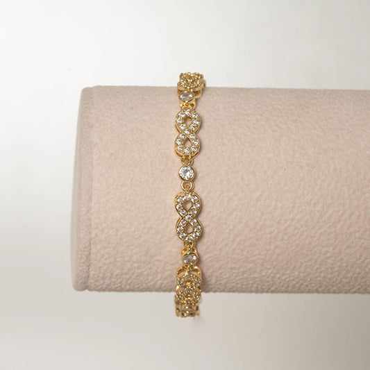 Pulsera Infinito Brillante