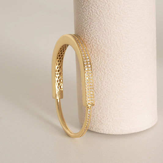 Pulsera Oval Brillante con Cristales
