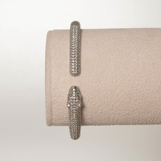 Pulsera Brazalete Serpiente Brillante