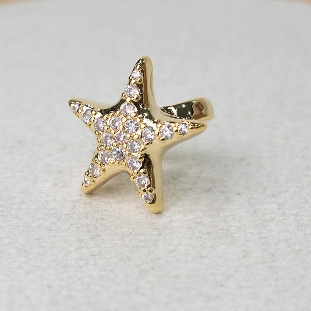 Earcuff Estrella de Mar Brillante