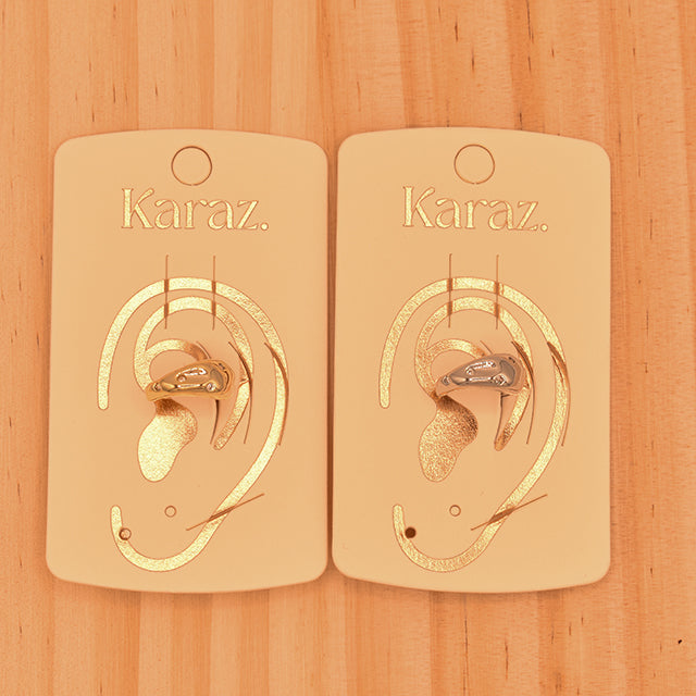 Earcuff Irregular con Brillantes