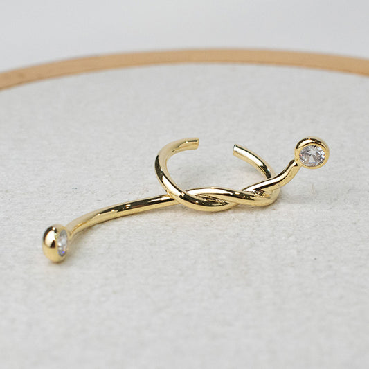 Earcuff Nudo Brillante