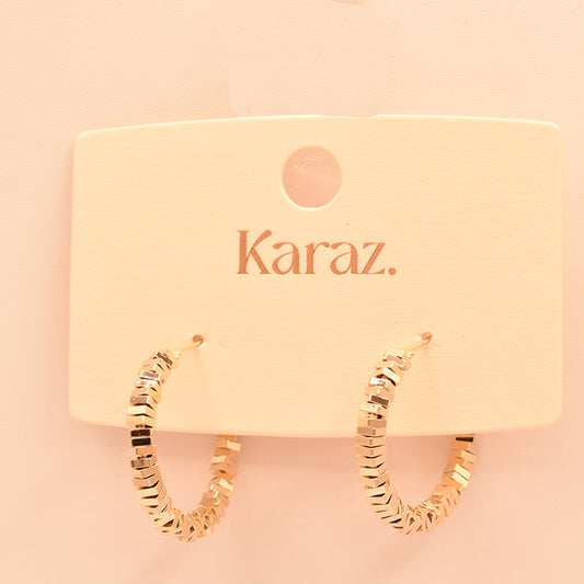 Aros Dorados Geométricos Karaz