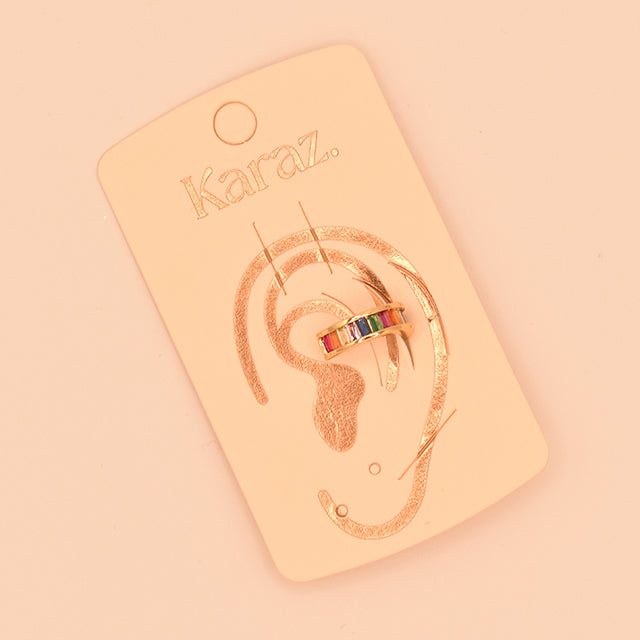 Earcuff Arcoíris Multicolor