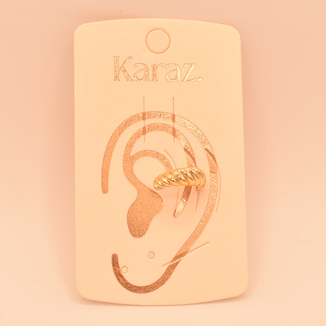 Earcuff Croissant Dorado