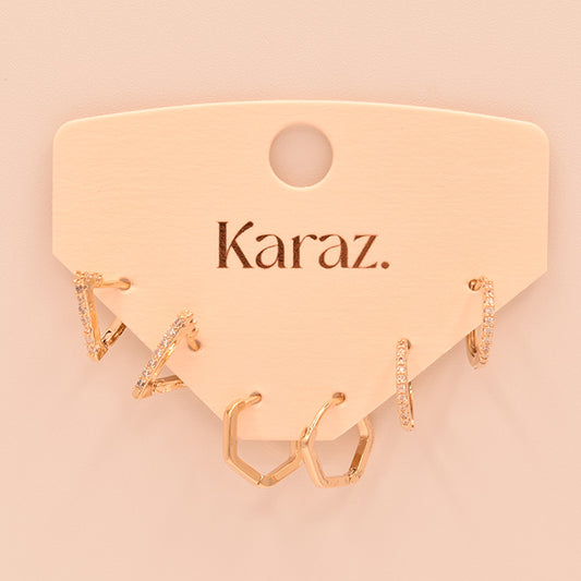 Set de Pendientes Topo | Karaz