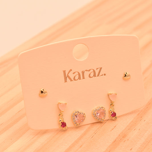 Set de Pendientes TOPO: Corazones y Ositos