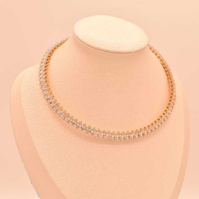 Choker Brillantes | Elegancia Dorada o Plateada
