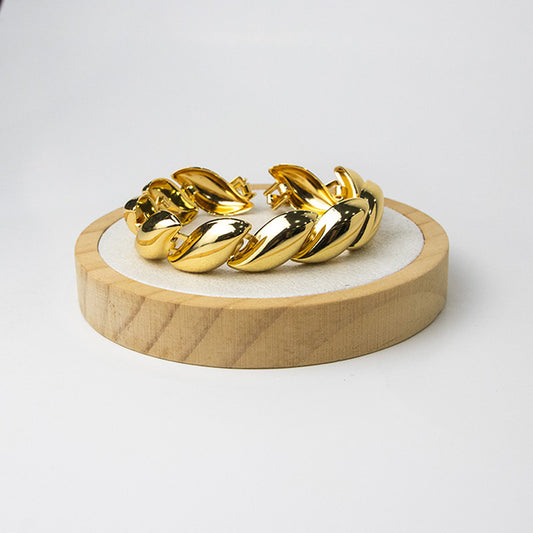 Pulsera Hojas Doradas