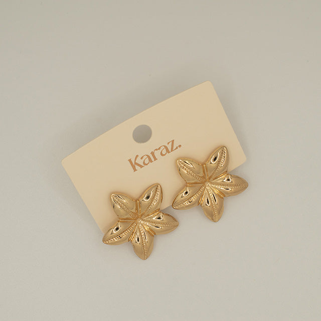 Aretes Estrella de Mar Dorados