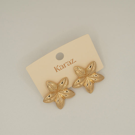 Aretes Estrella de Mar Dorados