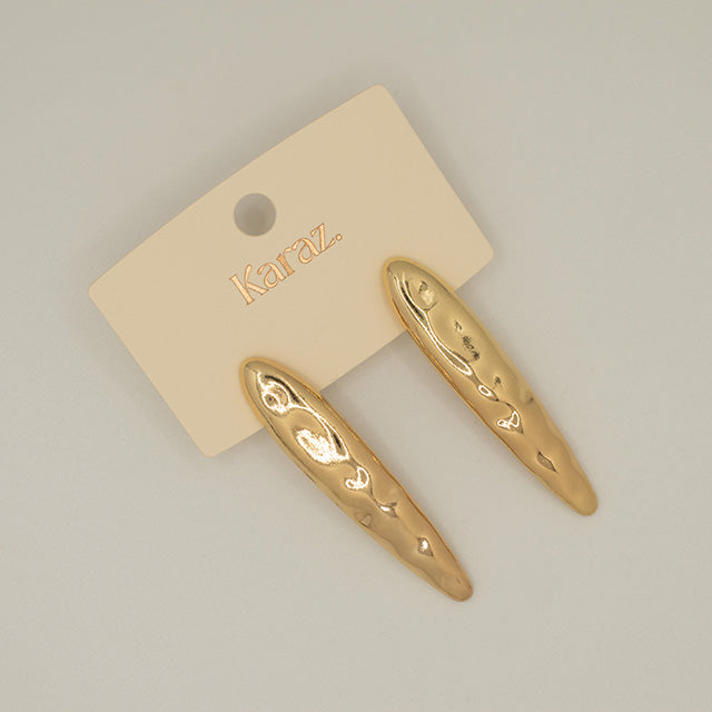 Aretes Dorados Texturizados | Elegancia Moderna