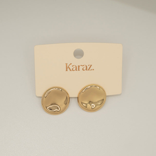 Pendientes Dorados con Textura Orgánica