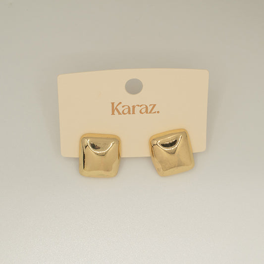 Pendientes Cuadrados Dorados Minimalistas